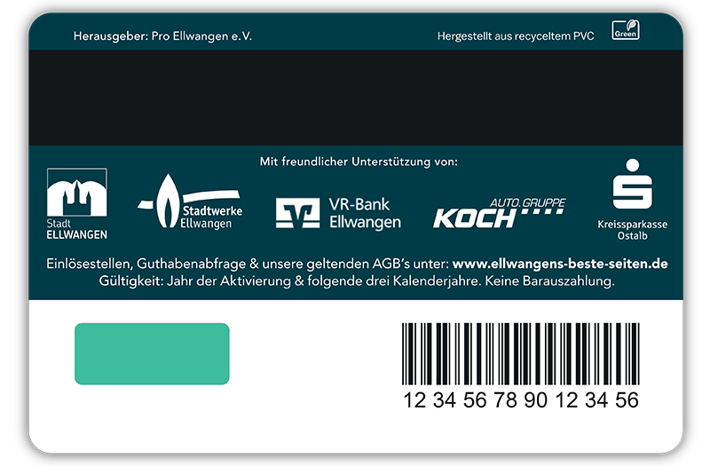 Geschenkgutschein LGS Edition Rückseite